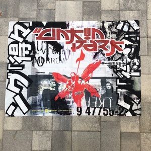 Vintage linkin park polyester banner